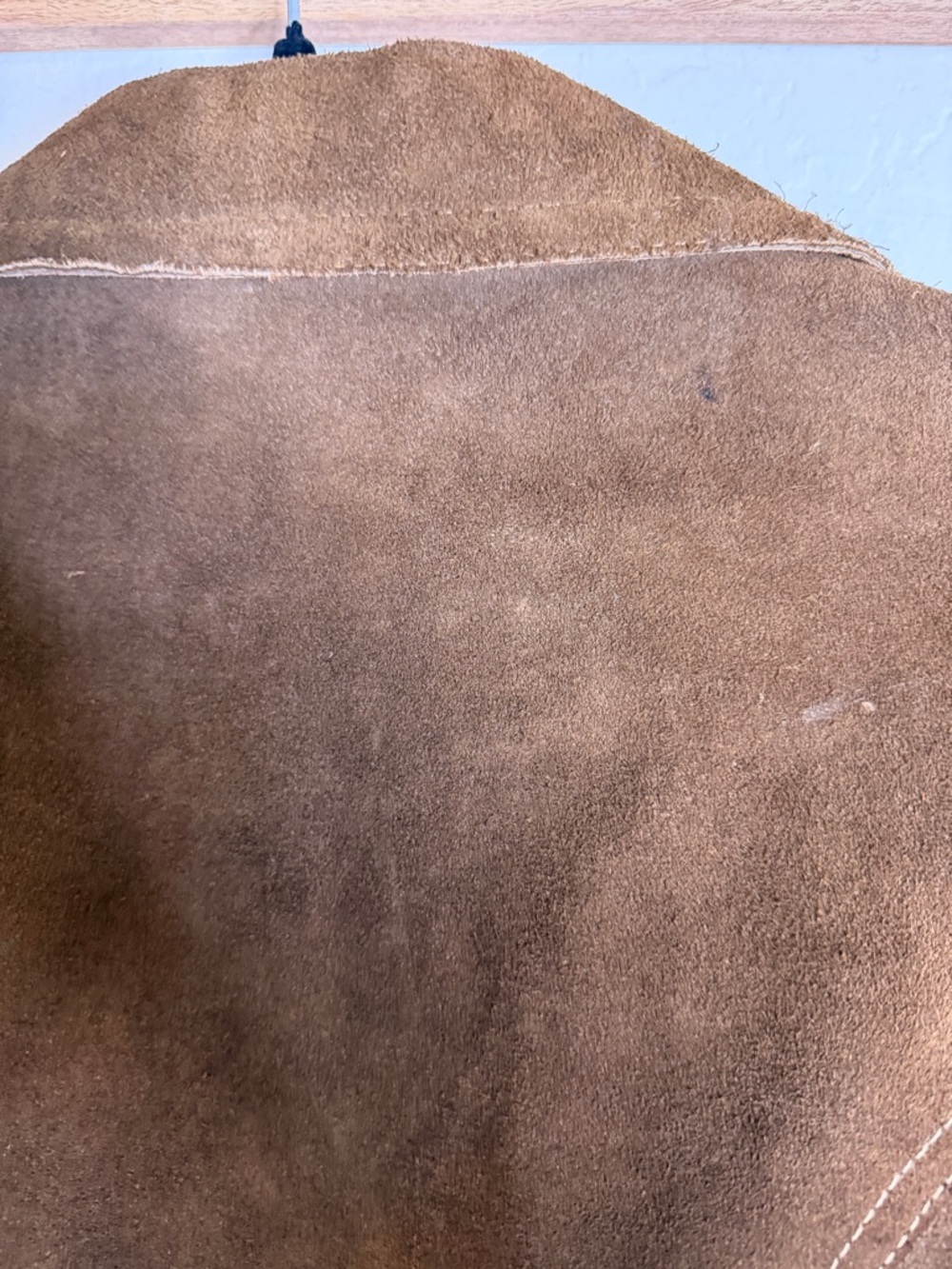 Vintage Brown Suede  Long Coat with Belt Made in Canada - Picture 8 of 10